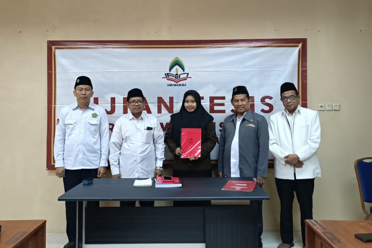 Ujian Tesis Perdana Angkatan 2023 Magister Manajemen Pendidikan Islam Pascasarjana IAIN Madura