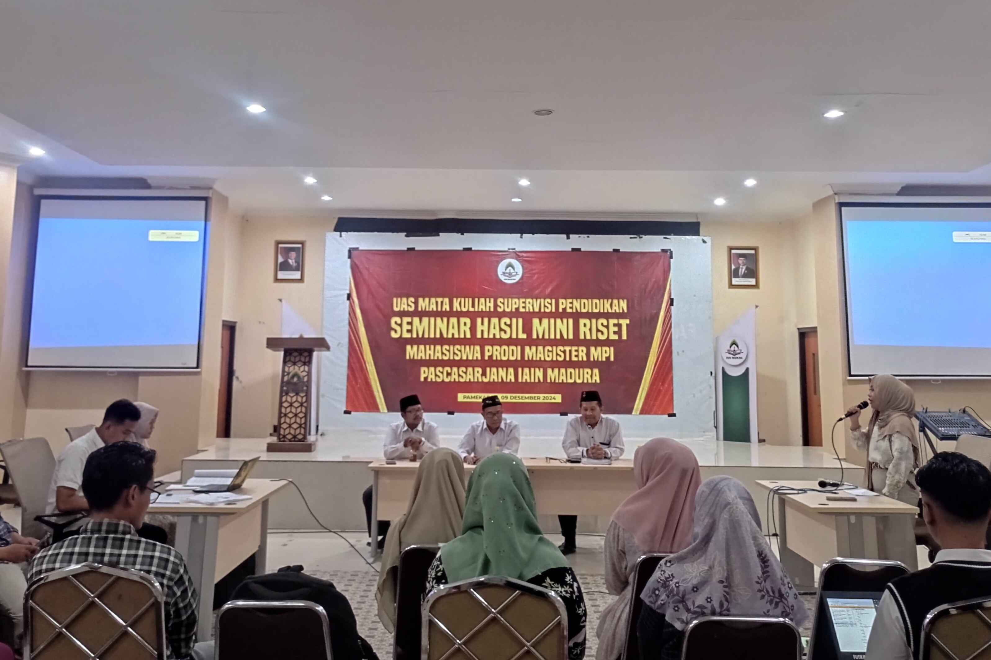 SEMINAR HASIL MINI RISET MAHASISWA PRODI MAGISTER MPI PASCASARJANA IAIN MADURA