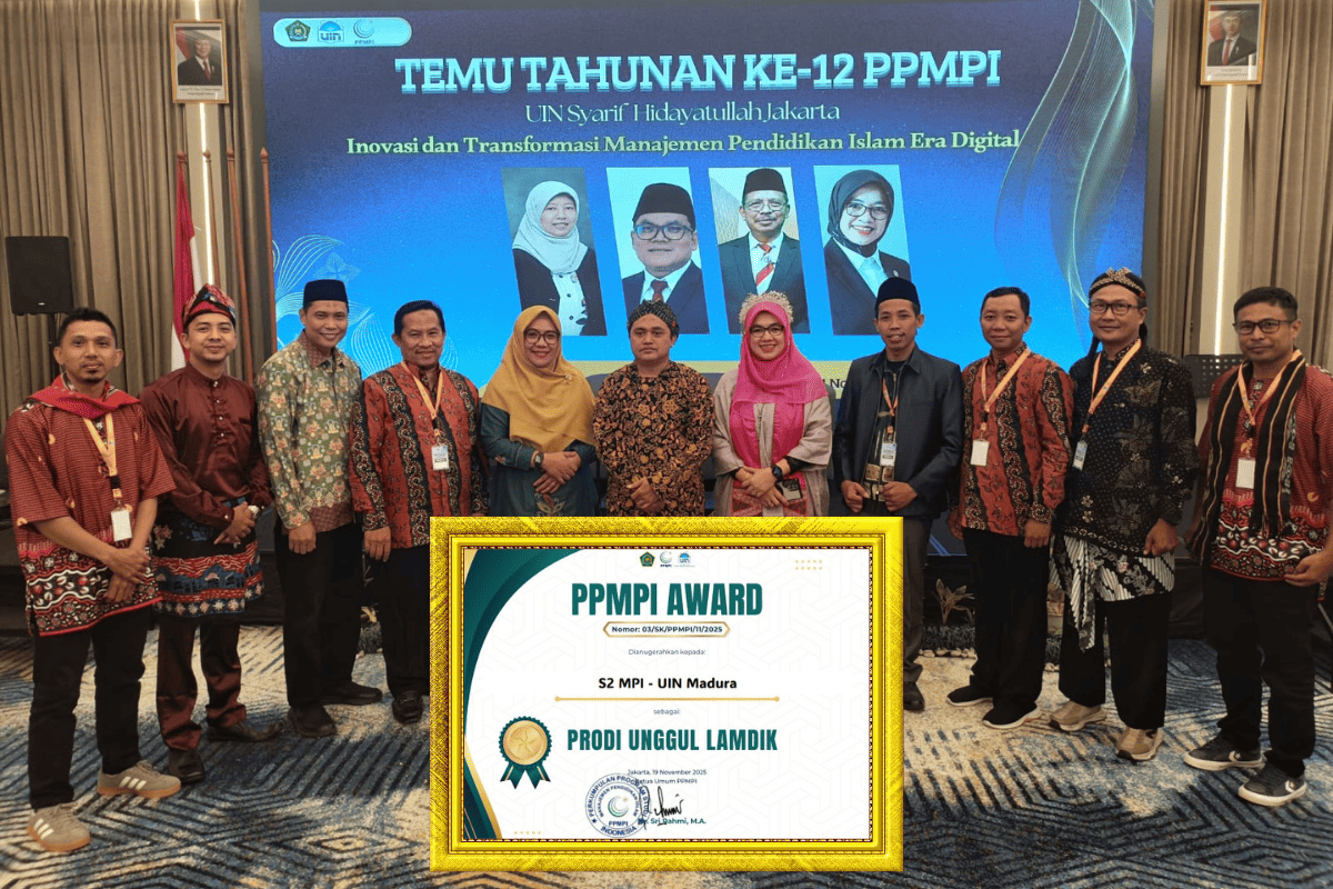 Temu Tahunan PPMPI XII dan Munas: MMPI UIN Madura Raih Pengakuan Prodi Unggul dan Kaprodi Teraktif