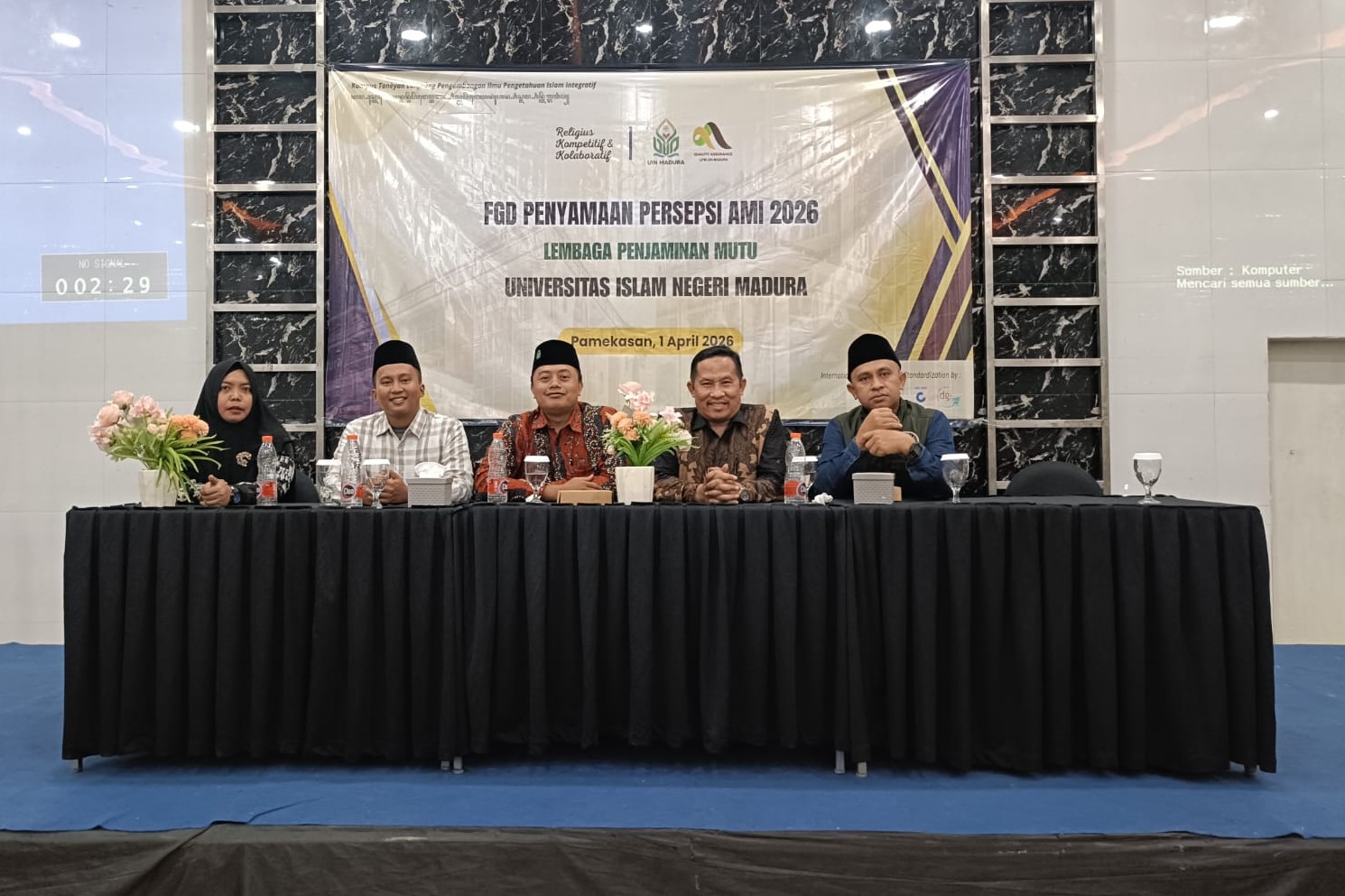 Perkuat Mutu Akademik, Prodi MMPI UIN Madura Ikuti FGD Penyamaan Persepsi AMI 2026